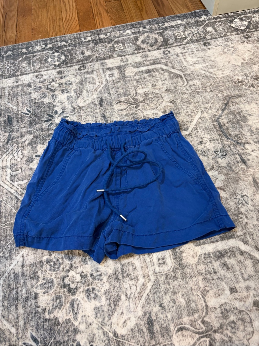 LOFT Royal Blue Drawstring Shorts